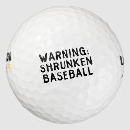 "Shrunken Baseball" golfballen
