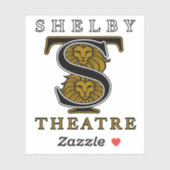 SHS Theater Custom-Cut Vinyl Sticker (Vel)