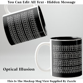 Shu Duh Fuh Cup Verborgen Bericht 135WB Ongebruike Tweekleurige Koffiemok