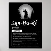 Shu-Ha-Ri - Japans concept voor succes Poster (Voorkant)