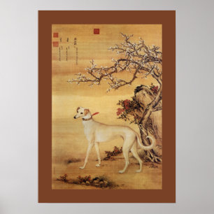 Shuanghuayao~ 霜 鹞 ~Greyhound ~Giuseppe Castigl Poster