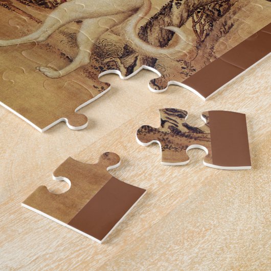 Shuanghuayao~霜 鹞 ~Greyhound ~Giuseppe Castiglione~ Legpuzzel (Zijkant)