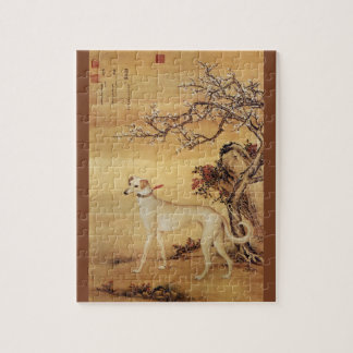 Shuanghuayao~霜 鹞 ~Greyhound ~Giuseppe Castiglione~ Legpuzzel
