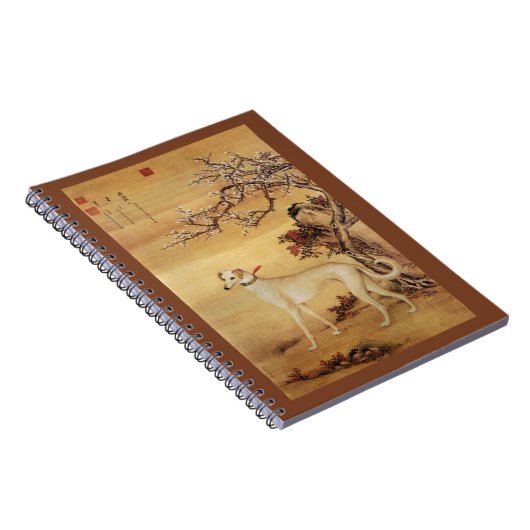 Shuanghuayao~霜 鹞 ~Greyhound ~Giuseppe Castiglione~ Notitieboek (Rechterzijde)