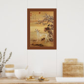 Shuanghuayao~ 霜 鹞 ~Greyhound ~Giuseppe Castiglione Poster (Keuken)