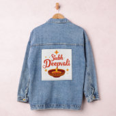 ✨ Shubh Deepavali | Traditional Diwali Rangoli | Denim Jacket (Hangar)