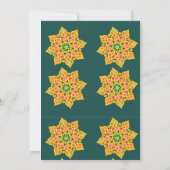 Shubh Deepawali Happy Diwali Uitnodiging (Achterkant)