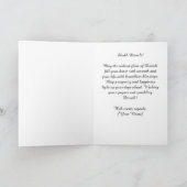 🐘 Shubh Diwali met Waterverf Elegantie Feestdagen Kaart (Binnen)