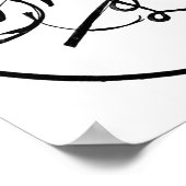 Shubham Liefde Calligrafie Kunst Poster (Hoek)