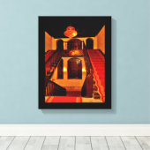 Shubra Palace Interior Canvas Afdruk (Insitu (Houten vloer))