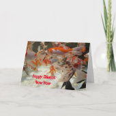 Shubunkin and Common goldfish Bedankkaart (Voorkant)