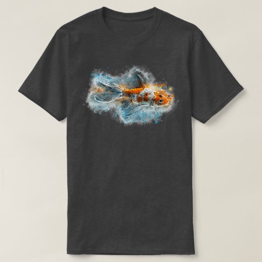 Shubunkin Carassius auratus T-shirt (Design voorkant)