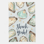 Shuck Ja | Waterverf Pearl Oyster Theedoek (Verticaal)