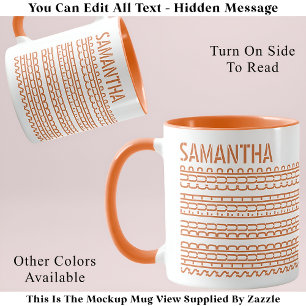 Shud Du Fuh Cup & Naam Verborgen Bericht 138OW Gra Mok