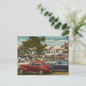  Shuffle Board, Ocean Park, Maine Cars Briefkaart (Staand voorkant)