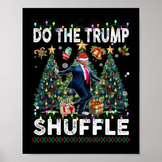 Shuffle Politieke Humor Dance Fun Poster (Voorkant)