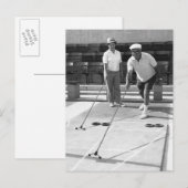 Shuffleboard Briefkaart (Voorkant / Achterkant)