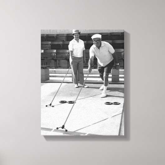 Shuffleboard Canvas Afdruk (Voorkant)