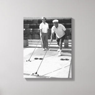 Shuffleboard Canvas Afdruk