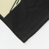 Shuffleboard Player Beer Fleece Deken (Hoek)