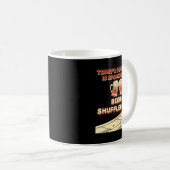 Shuffleboard Player Beer  Koffiemok (Voorkant rechts)