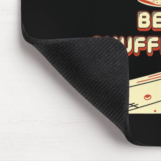 Shuffleboard Player Beer Muismat (Hoek)