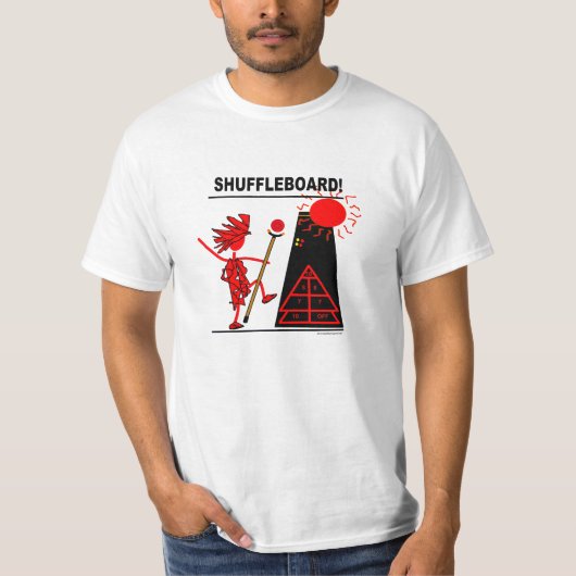 Shuffleboard! T-shirt (Voorkant)