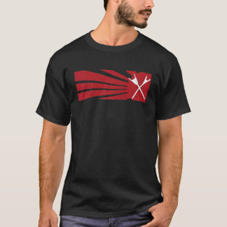  Shuffleboarding voor mannen en vrouwen retro Shuf T-shirt