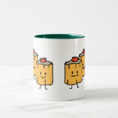 Shumai Chinese Dumplings Dim Sum Dimsum Dumpling p Tweekleurige Koffiemok (Center)