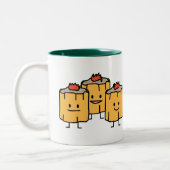 Shumai Chinese Dumplings Dim Sum Dimsum Dumpling p Tweekleurige Koffiemok (Links)