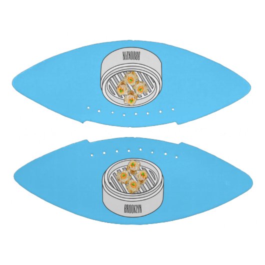 Shumai dim sum cartoon illustratie american football (Panelen)