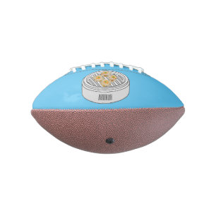 Shumai dim sum cartoon illustratie american football