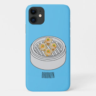 Shumai dim sum cartoon illustratie Case-Mate iPhone case