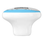 Shumai dim sum cartoon illustratie keramische knop (Zijkant)