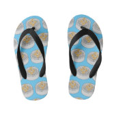 Shumai dim sum cartoon illustratie kinder teenslippers (Voetbed)