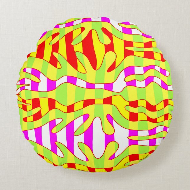 Shumr Rond Kussen (Voorkant)