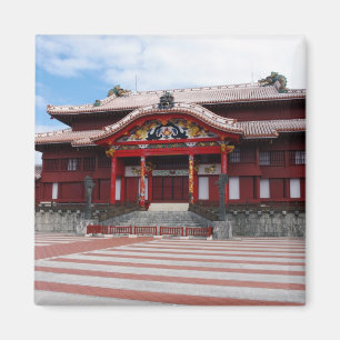 Shuri Castle in Okinawa, Japan Magneet