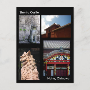 Shurijo Castle/Greetings uit Okinawa, Japan Briefkaart