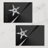 Shuriken-profielkaart Visitekaartje (Voorkant / Achterkant)