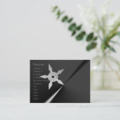 Shuriken-profielkaart Visitekaartje (Staand voorkant)