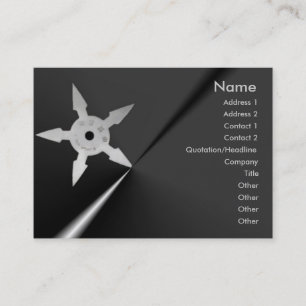 Shuriken Visitekaartje