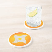 Shuriken Zandsteen Onderzetter (Zijkant)