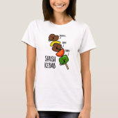Shush Kebab Grappige Eten Pun T-shirt (Voorkant)