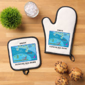 Shush! Silencing RNA Inside Biology Humor Ovenwant & Pannenlap Set (Top down)