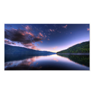 Shuswap Lake, British Columbia Foto Afdruk