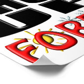 SHUT UP AND FORECAST (Weather) Poster (Hoek)