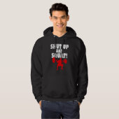 Shut up and squat  Bodybuilding and Workout 2 Hoodie (Voorkant volledig)
