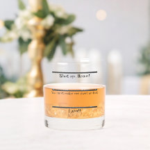 "Shut Up Brain" Grappige quote Zwarte tekst