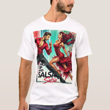 Shut Up en Salsa T-Shirt – Vet, Leuk T-shirt voor 