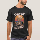 Shut Up Legs You're Fine Funny Teddy Bear Lifting  T-shirt (Voorkant)
